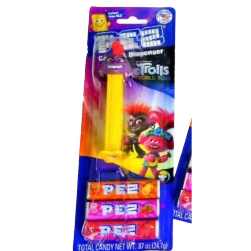 NEW TROLLS World Tour Queen Barb PEZ DISPENSER + 3 Packs PEZ CANDY New Package!